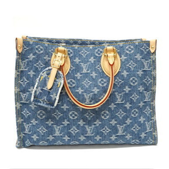 Louis Vuitton Onthego Monogram Denim - Picture 1 of 15
